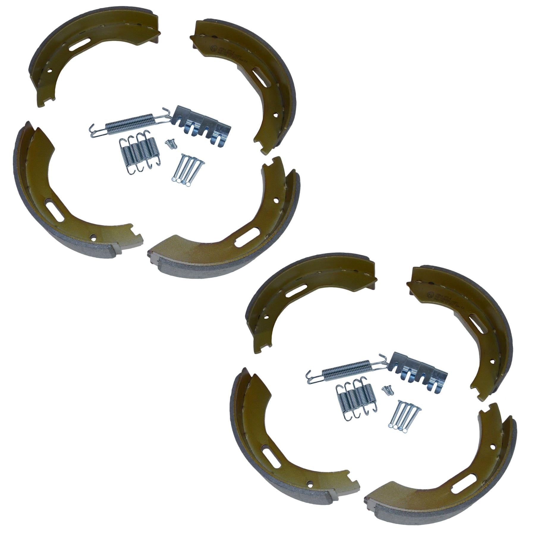 200 x 50mm Trailer Caravan Brake Shoes for BPW Style Axles For Brake Drums