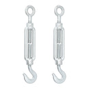 Straining Screw / Turnbuckle Hook to Eye Galvanised Rigging M12