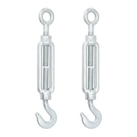 Straining Screw / Turnbuckle Hook to Eye Galvanised Rigging M12