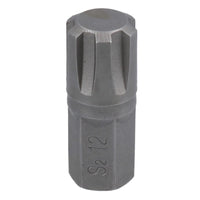 5 Pack M5 - M13 Male 30mm Ribe Bits With 10mm Hex End S2 Steel