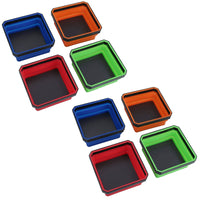 Collapsible Magnetic Parts Tray Dish Storage Bowl Holder Plastic Multicoloured