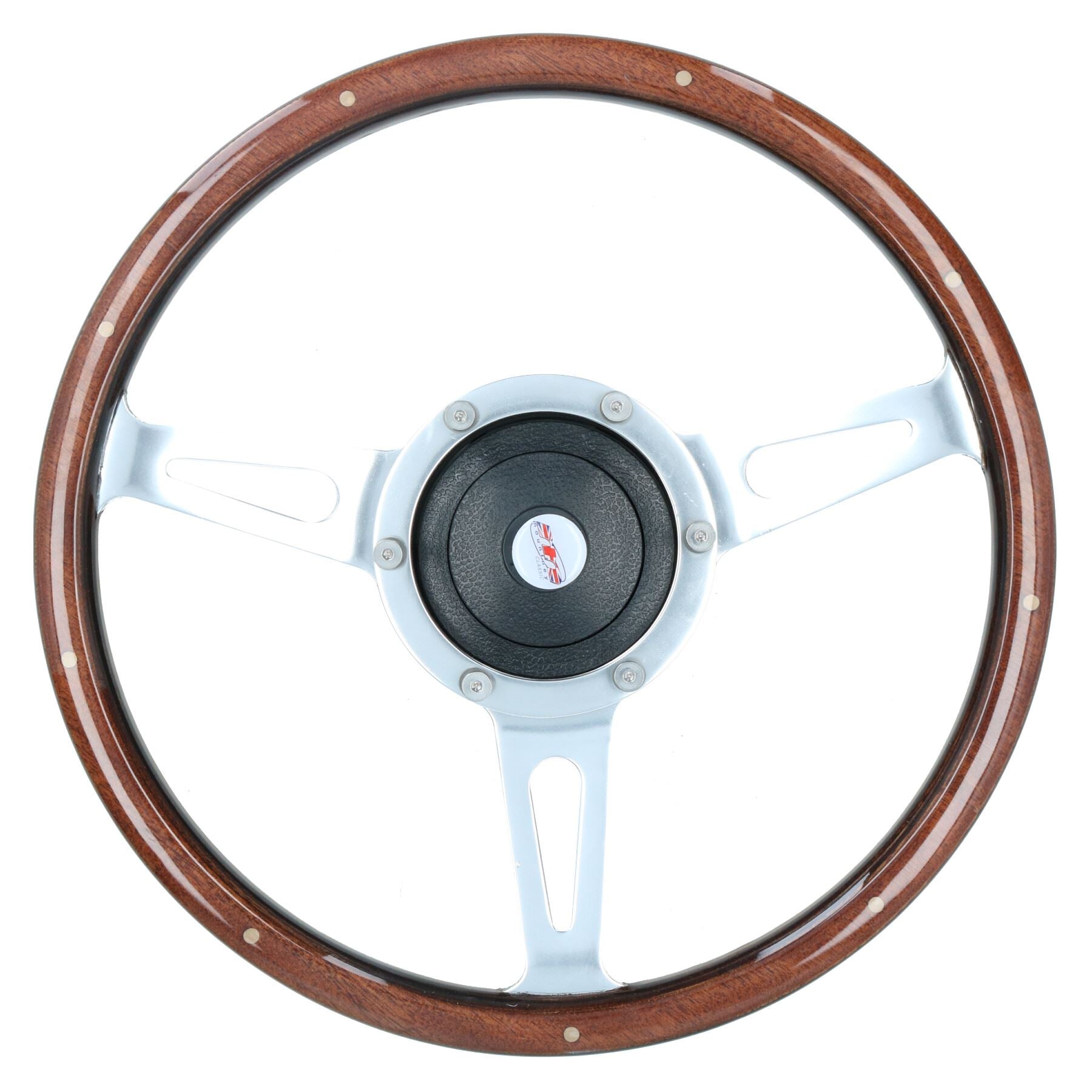 Traditional Classic Car Woodrim Steering Wheel & Boss to fit Bond - Equipe All