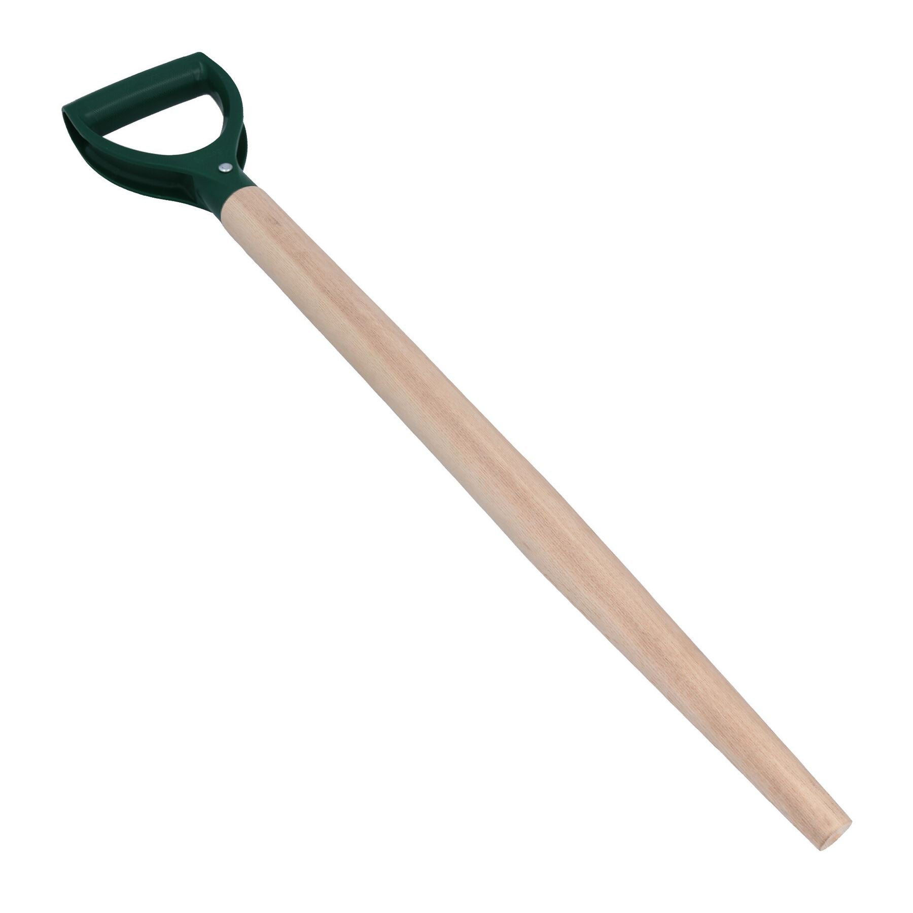 Handle Poly Top Wood Wooden Shaft D Handle Garden Shovel Fork Spade 75cm