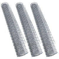 Galvanised Wire Netting Fencing Fence Chicken Mesh Net Cages Pens 25mm Hex