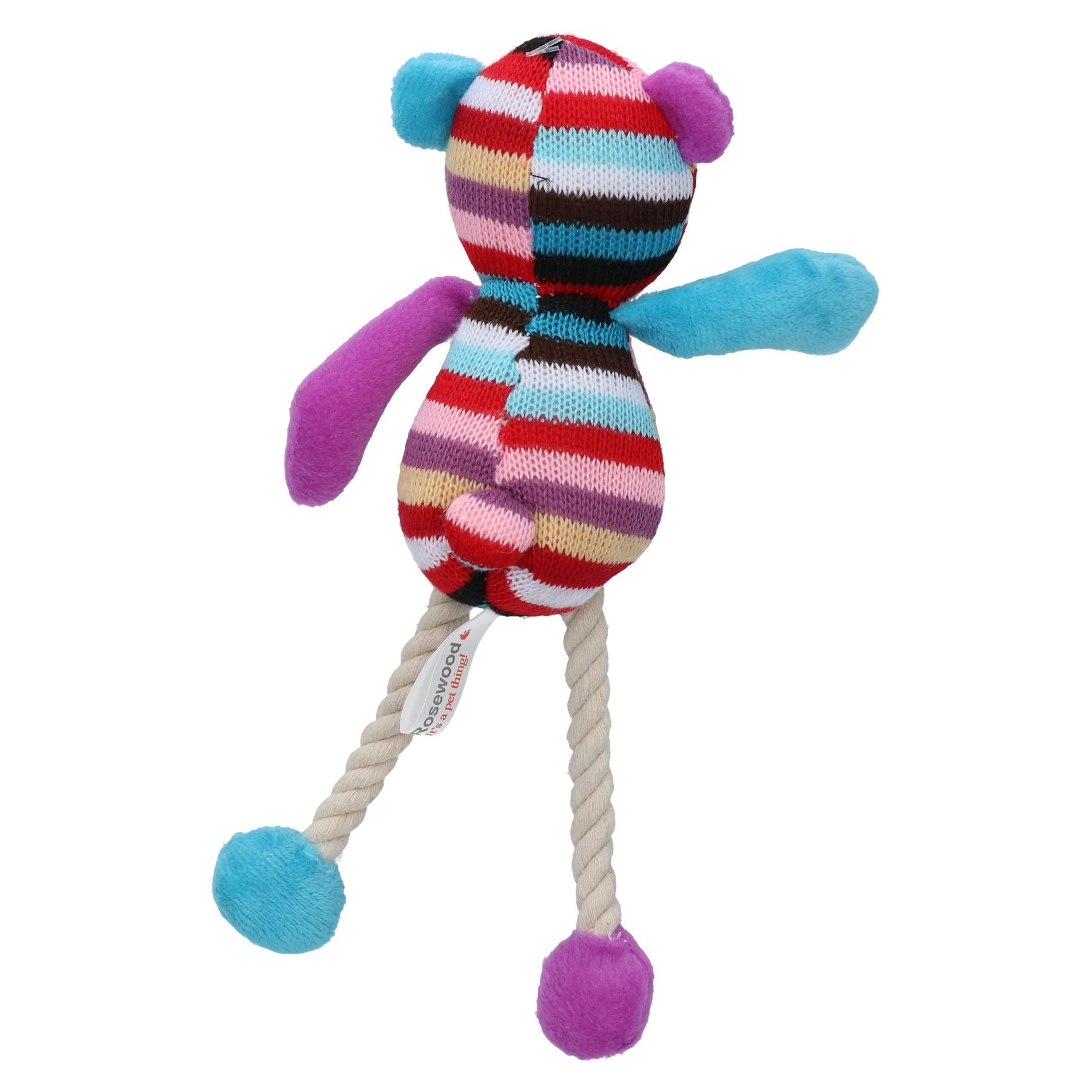 Mister Tilly Teddy & Molly Mouse Dog Toy With Squeak 23cm & 20cm