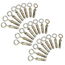 6mm Close Hook Anchor Eye Bolt Rawl Expansion Bolts Shield Wall Brick Concrete