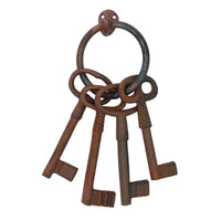 Large Jailer Rust Keys Cast Iron Door Rustic Decoration Garden Tool Shed House