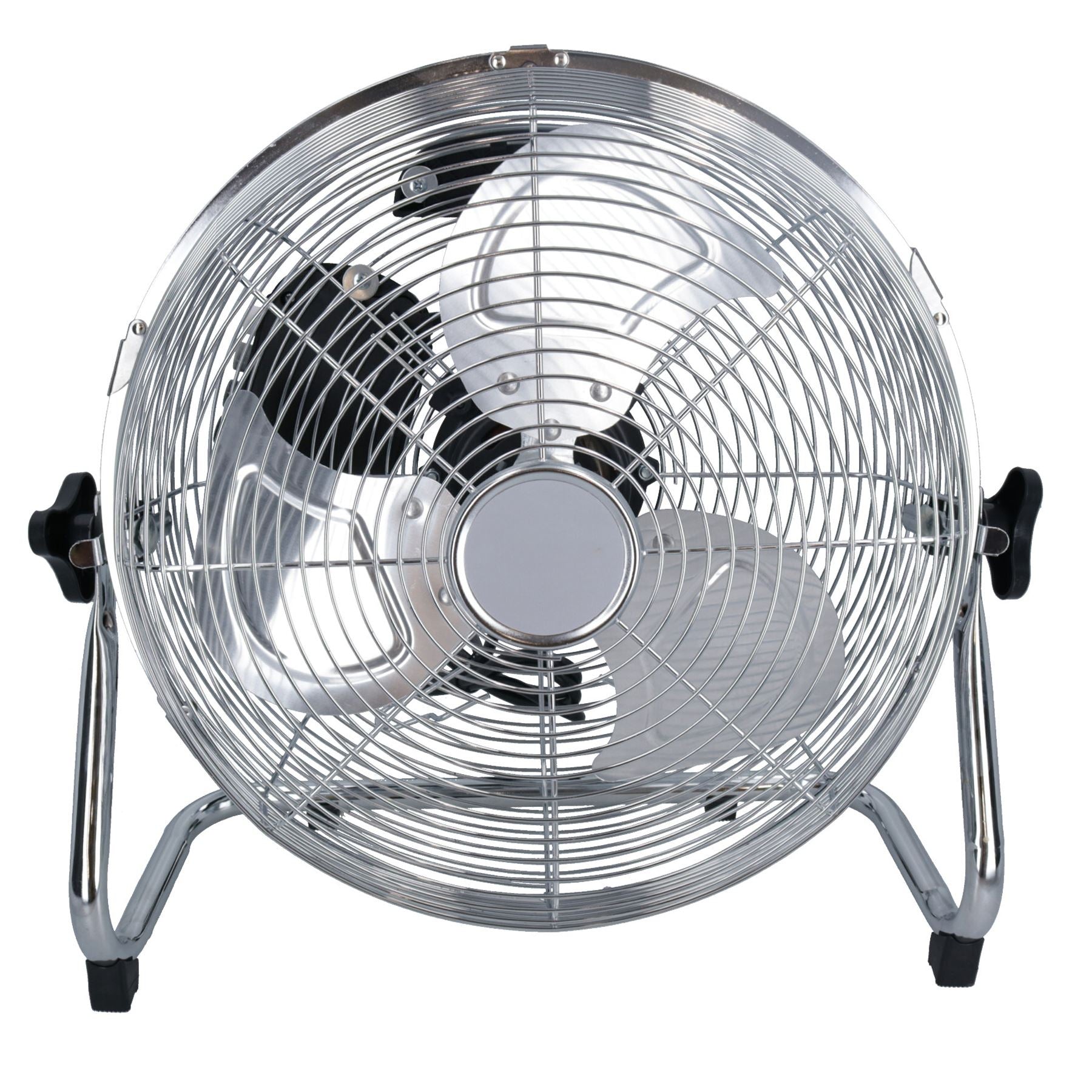 18 Inch Portable Metal Floor Fan Cool With Adjustable Tilt 100 Watt Motor UK Plug