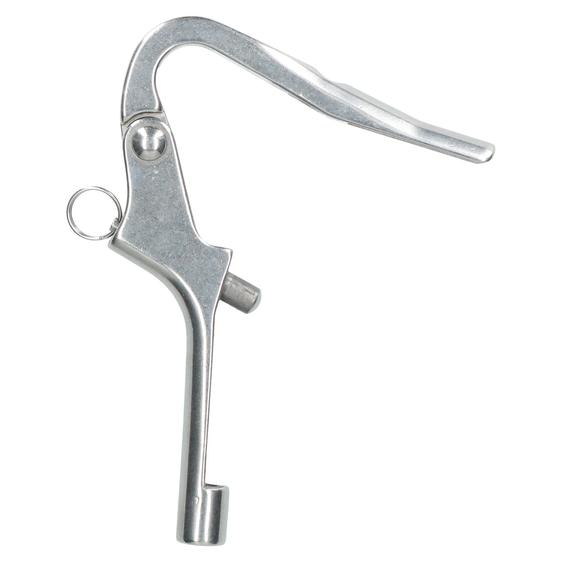 6" Pelican Hook Eye for Boat Guard Rail Marine Grade 316 Stainless Steel M12