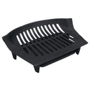 16" Fire Grate, Ashpan & Handle Fireplace Cast Iron Log Coal Saver For 18" Fire