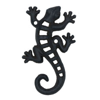 Lizard Gecko Garden Wall Door Shed Sculpture Statue Metal Decoration House