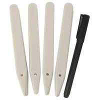 Garden Plant Label Stick Set and Pen Set 4.5" Long 40 Pack GAR32