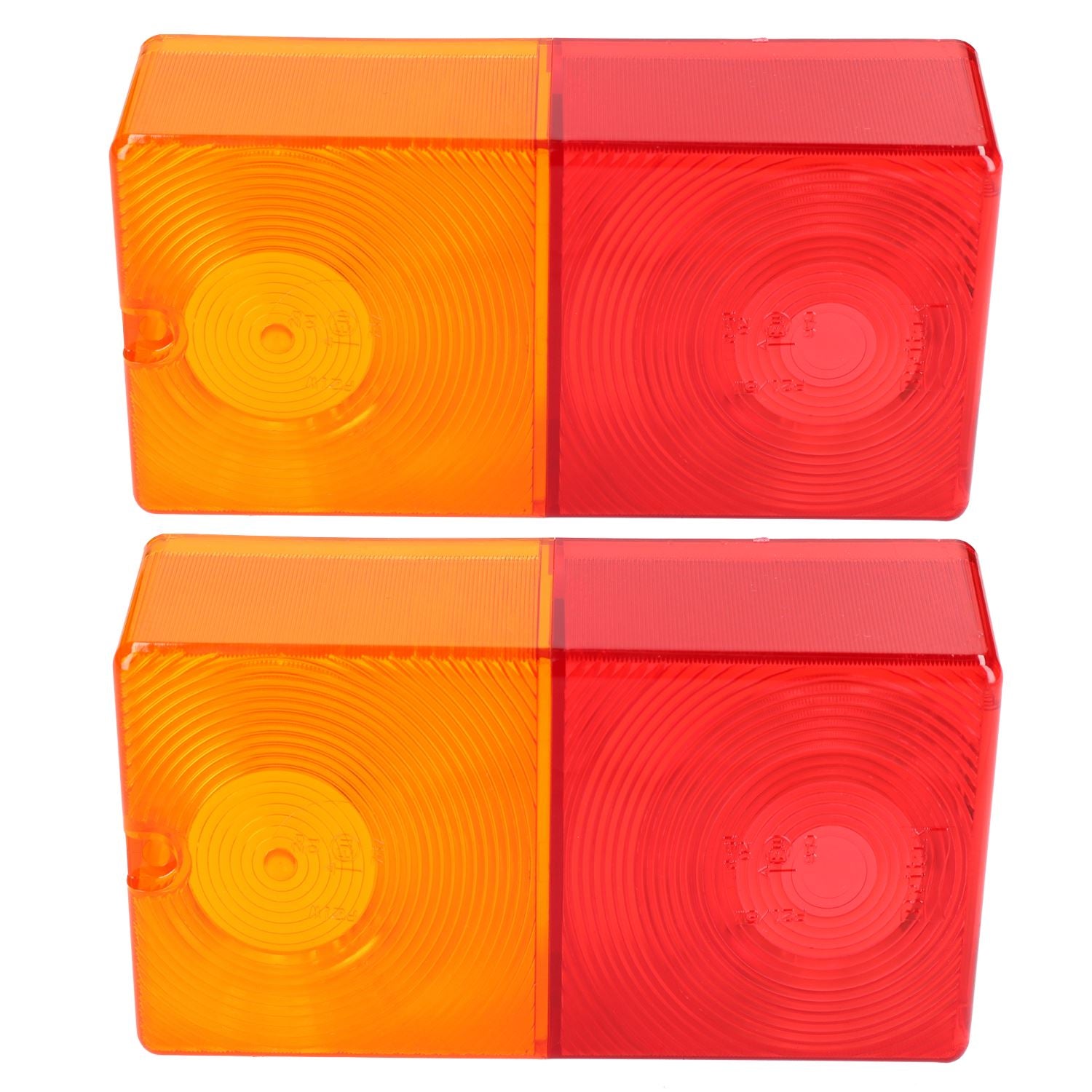 Pair Replacement Rear Trailer Light Combination Lamp Lens Genuine Britax