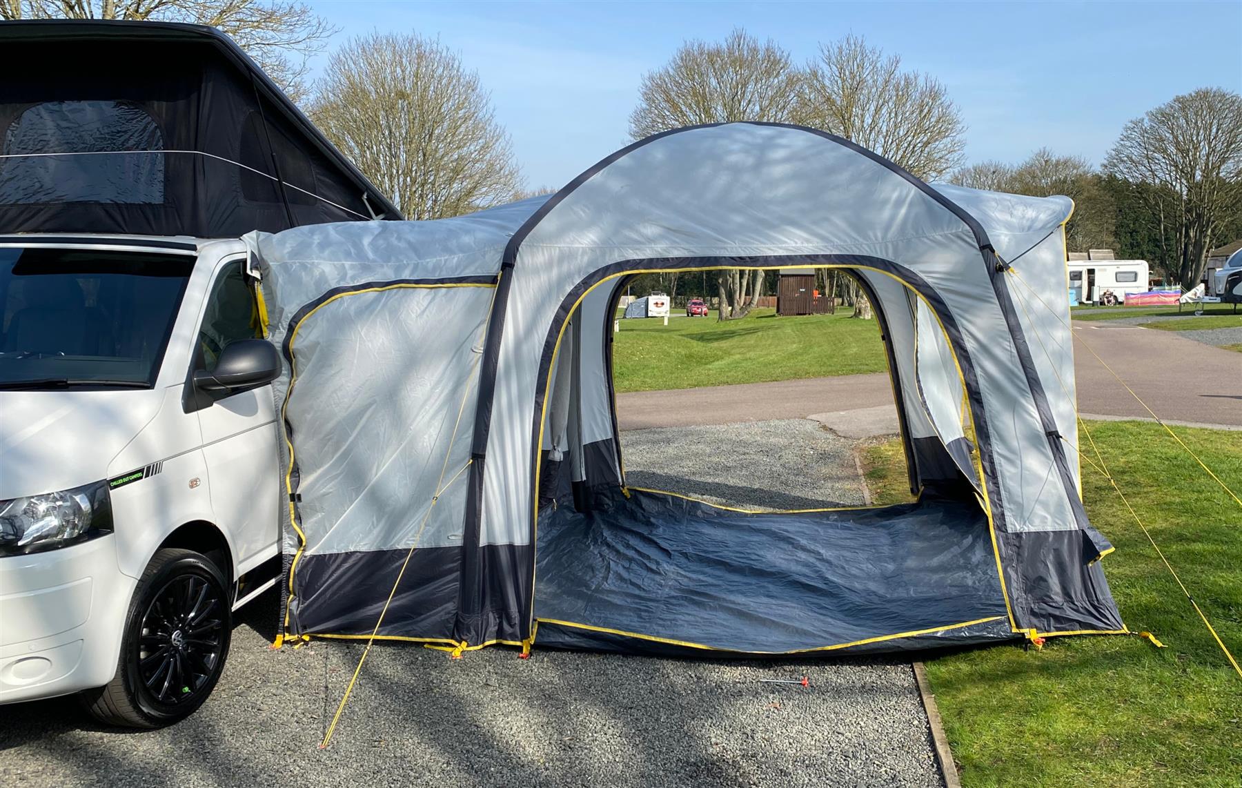 Air Driveaway Awning Canopy Shelter 1.8m to 2.1m Height Campervan Shade