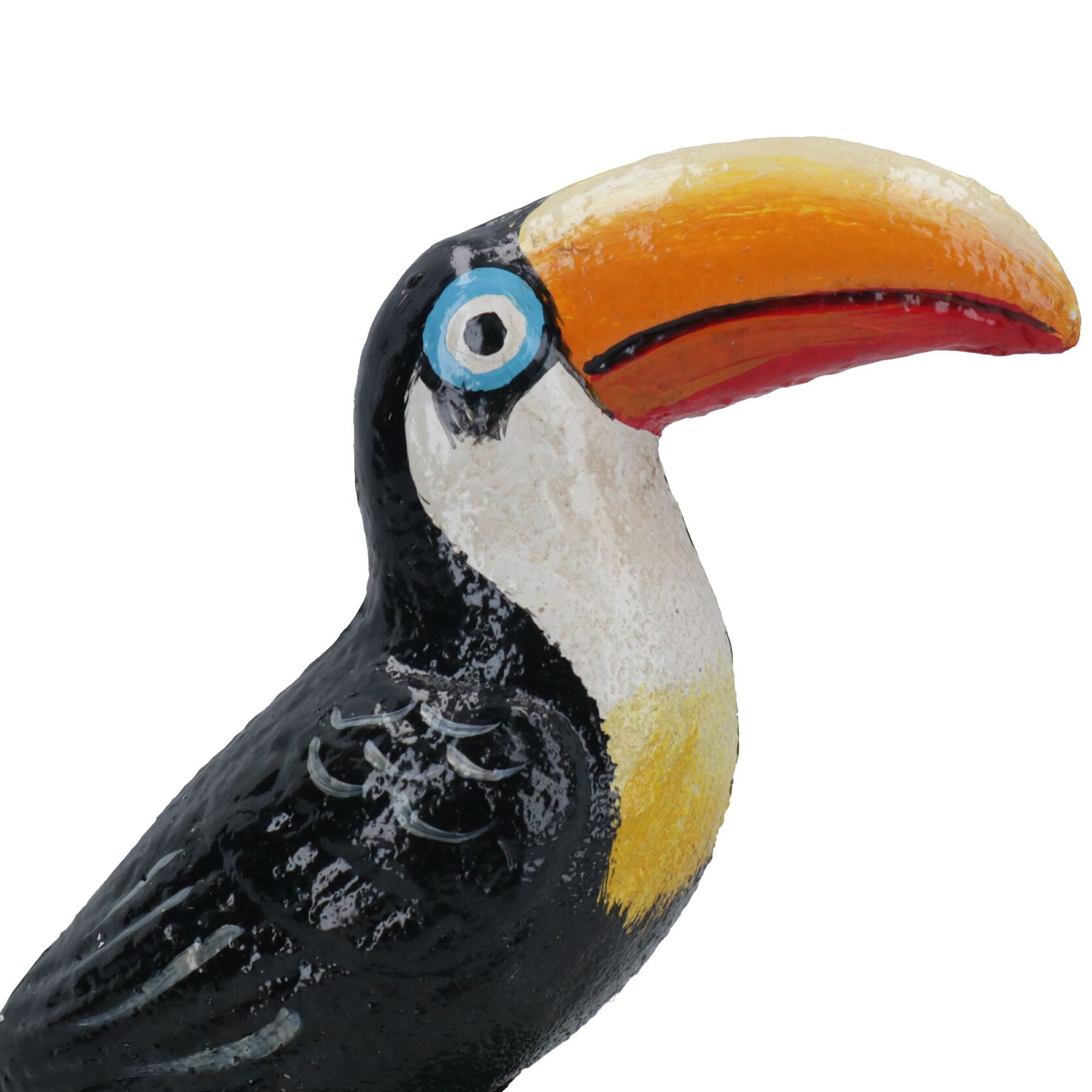 Toucan Exotic Bird Cast Iron Statue Figure Trophy Ornament Sculpture Desk Shelf