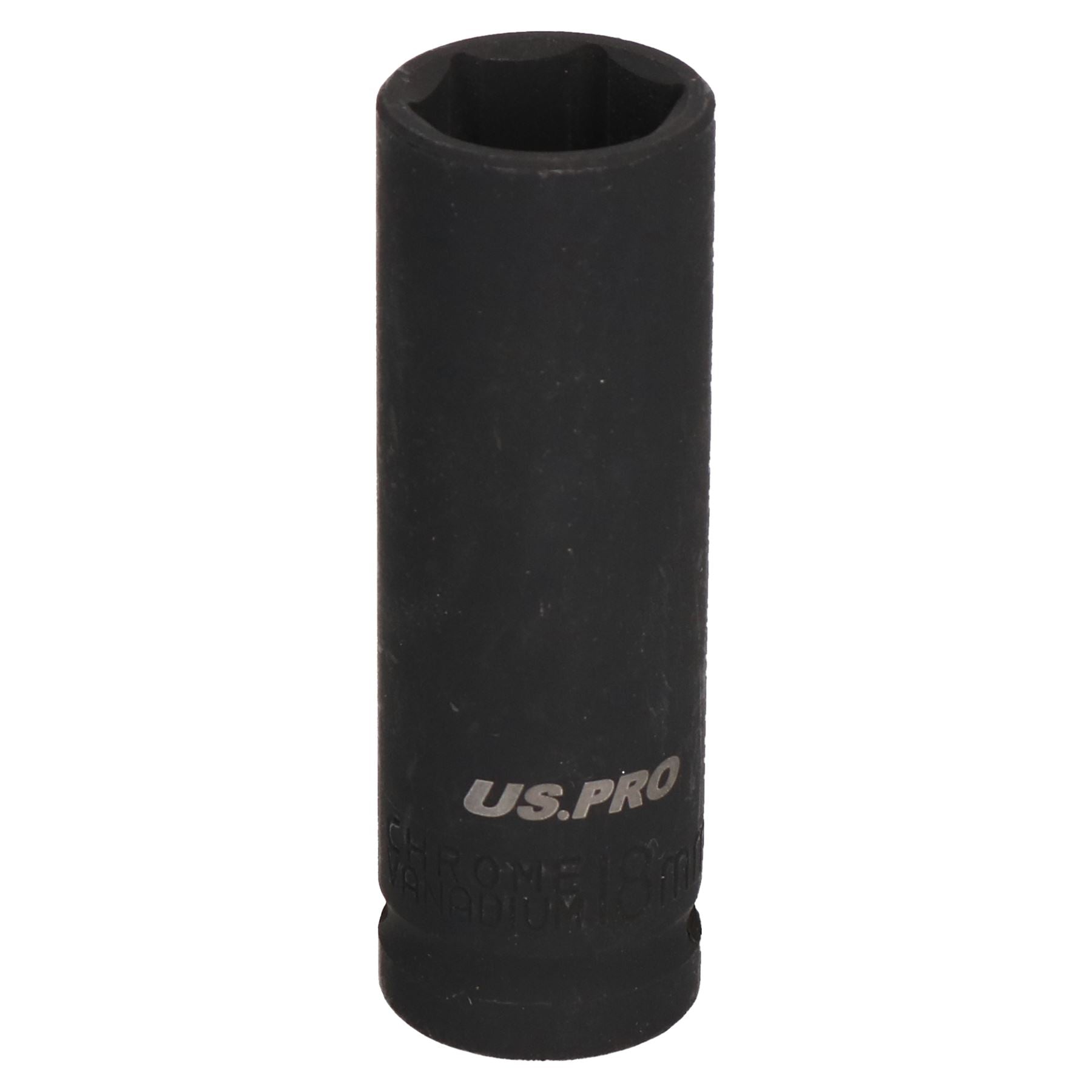 18mm 1/2" Drive Double Deep Metric MM Impact Socket 6 Sided Single Hex