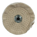 6" 150mm Soft Polishing Buffing Mop Cleaning Wheel with 6mm Spindle Drill Use