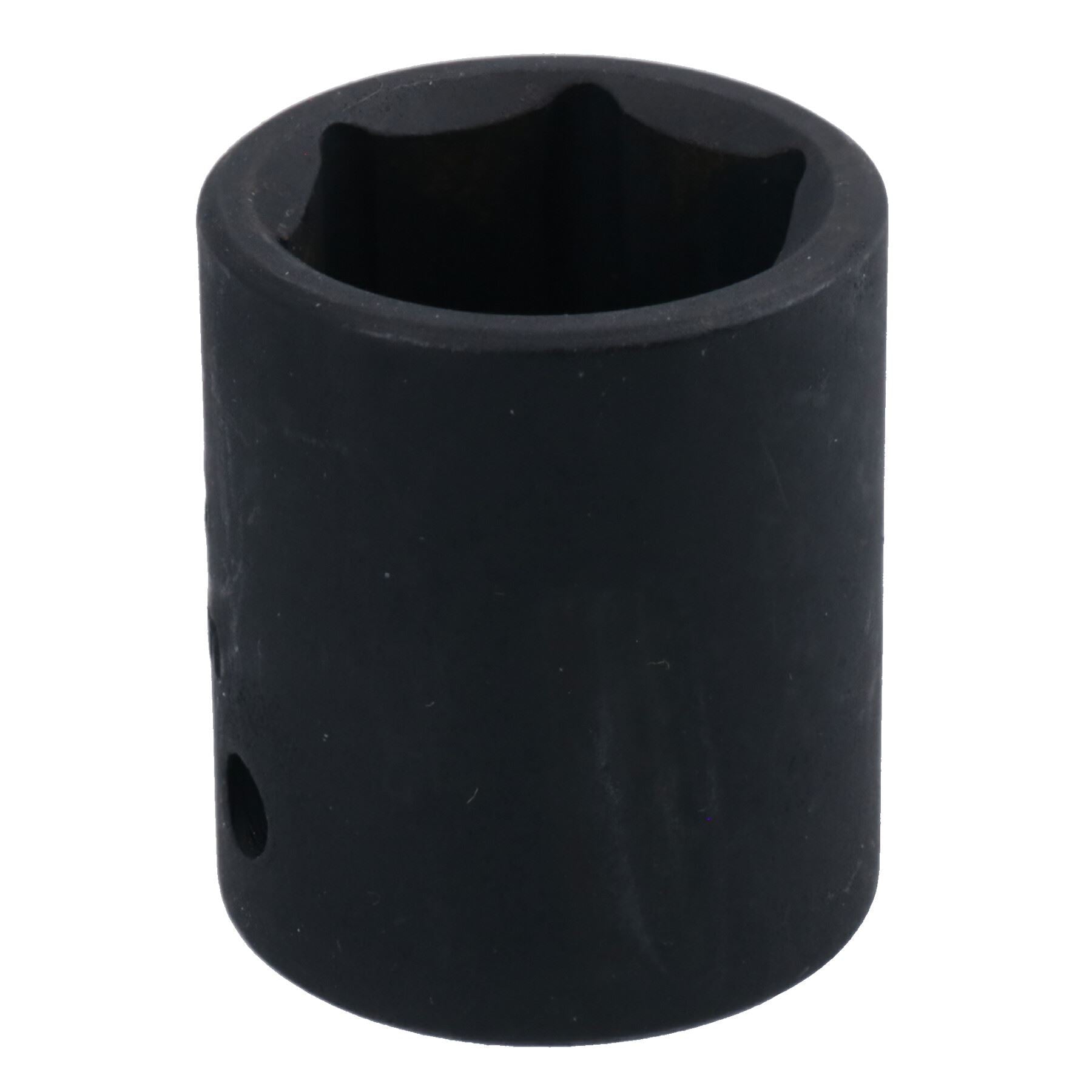 3/8in Drive Shallow Stubby Metric Impacted Impact Socket 6 Sided Single Hex