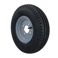 4.80 x 8 / 400 x 8 Inch Trailer Wheel + Tyre 4 Stud 4” PCD 4 Ply 265kg Max Load