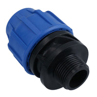 32mm x 1" MDPE Male Adapter Compression Coupling Fitting Water Pipe PN16