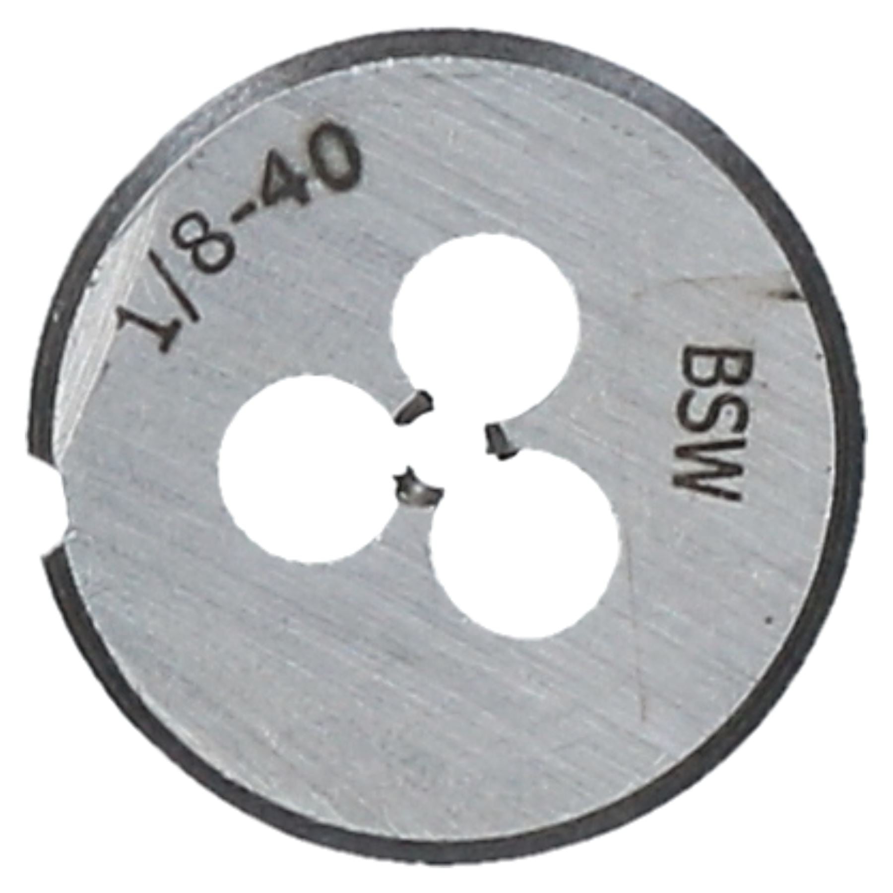 1/8" - 1/2" BSW Tap & Die Whitworth Tungsten Steel Taper Tap & 25mm Die