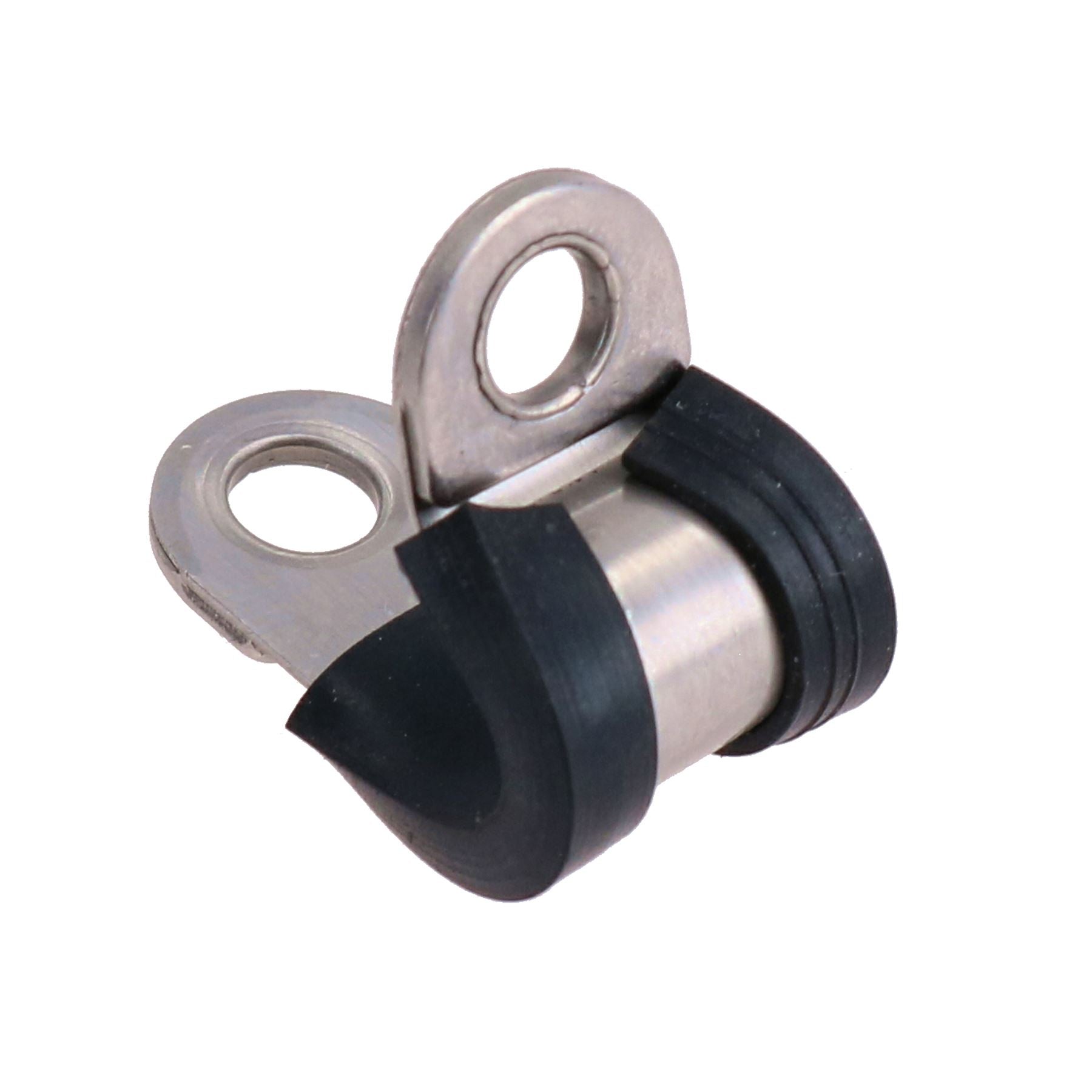 Pack of 10 Stainless Steel Rubber Lined P Clips Pipe Cable Clamp