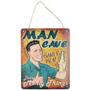 Retro Hanging 'Man Cave Manly Men Doing Manly Things 'Metal Sign Home Gift