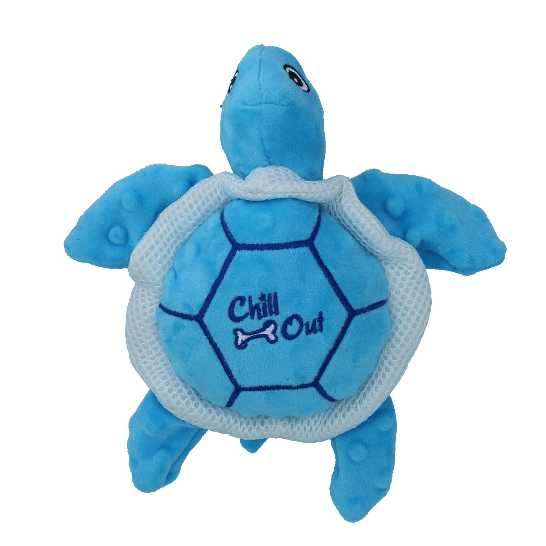 Chill Out Sea Turtle Dog Plush Hydration Cooling Summer Play Toy Home Pet Toy