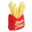 Dog Puppy Gift French Fries Food Themed Soft Plush Squeaky Toy Present