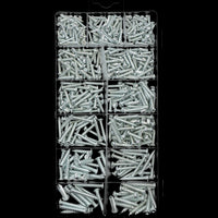 550 piece Metric Sheet Metal Self Tapping Screw Assortment kit AST33