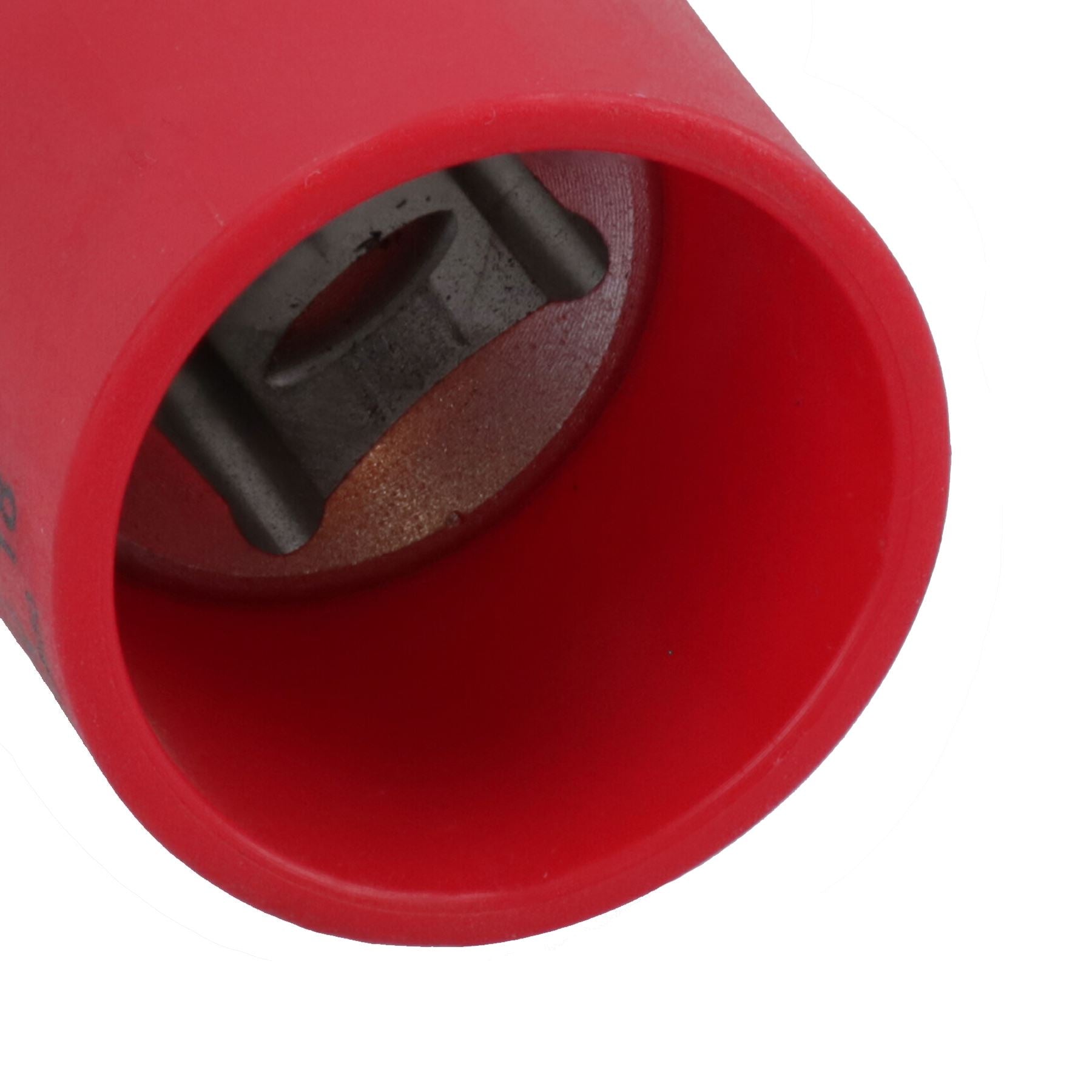 1/2in drive VDE Insulated Shallow Metric Socket 6 Sided Single Hex 1000 V