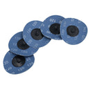 Flap Disc Set 75mm Twist Button Abrasive Discs Sanding