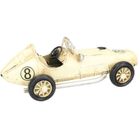 Small Racing Car Metal Ornament Model Sculpture Statue Decoration Replica Auto