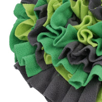 Green Camo Dog Fluffle Treat Rummaging Mat Interactive Dog Puzzle Toy