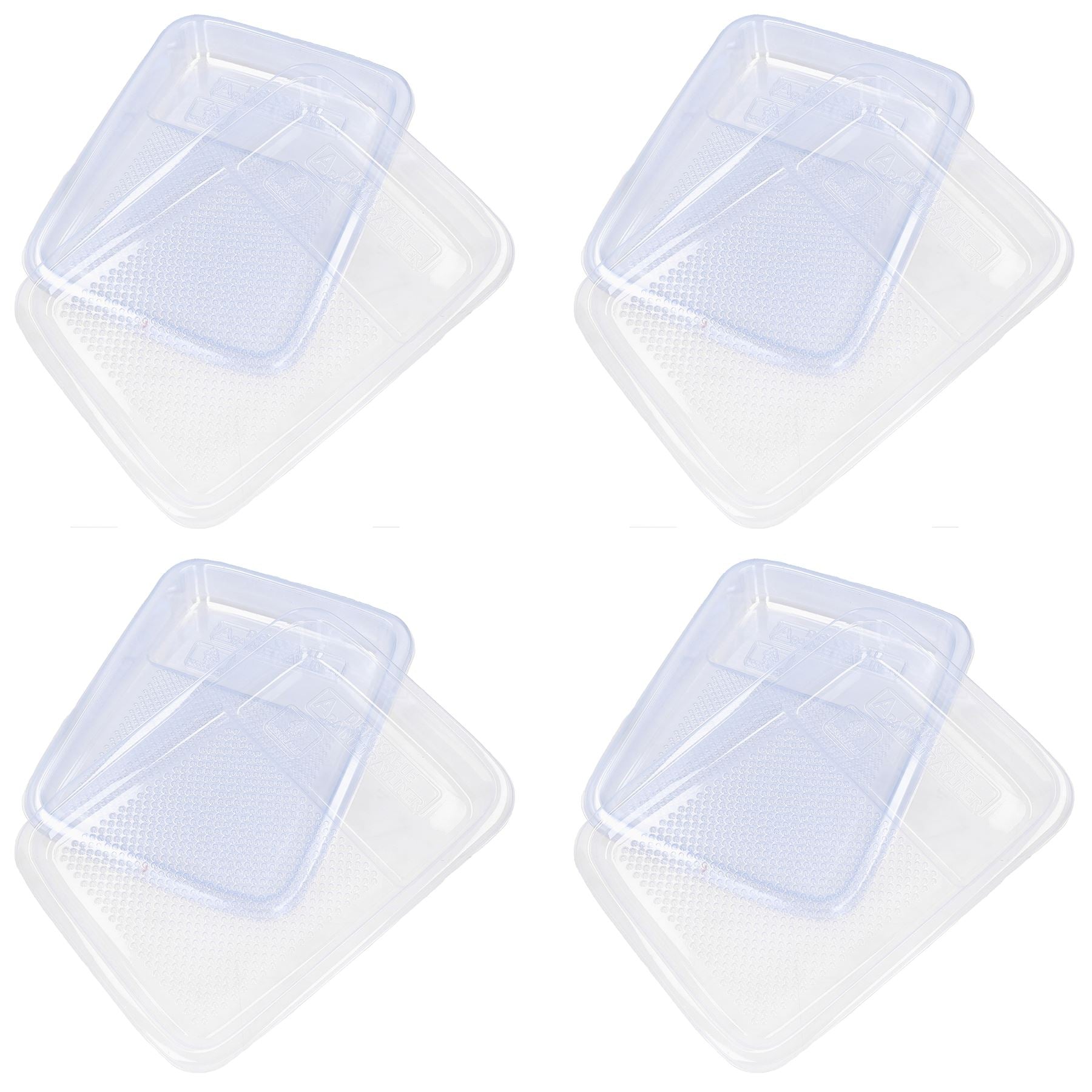 Clear Plastic Disposable Roller Tray Liners for 230mm / 9” Roller Trays