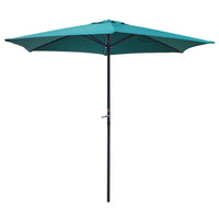 Garden Umberella Parasol Shade Shelter Steel Shaft BBQ Patio Party GAR65