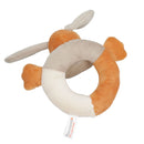 Super Soft Puppy Small Dog Natural Nippers Cuddle Plush Ring With Squeak