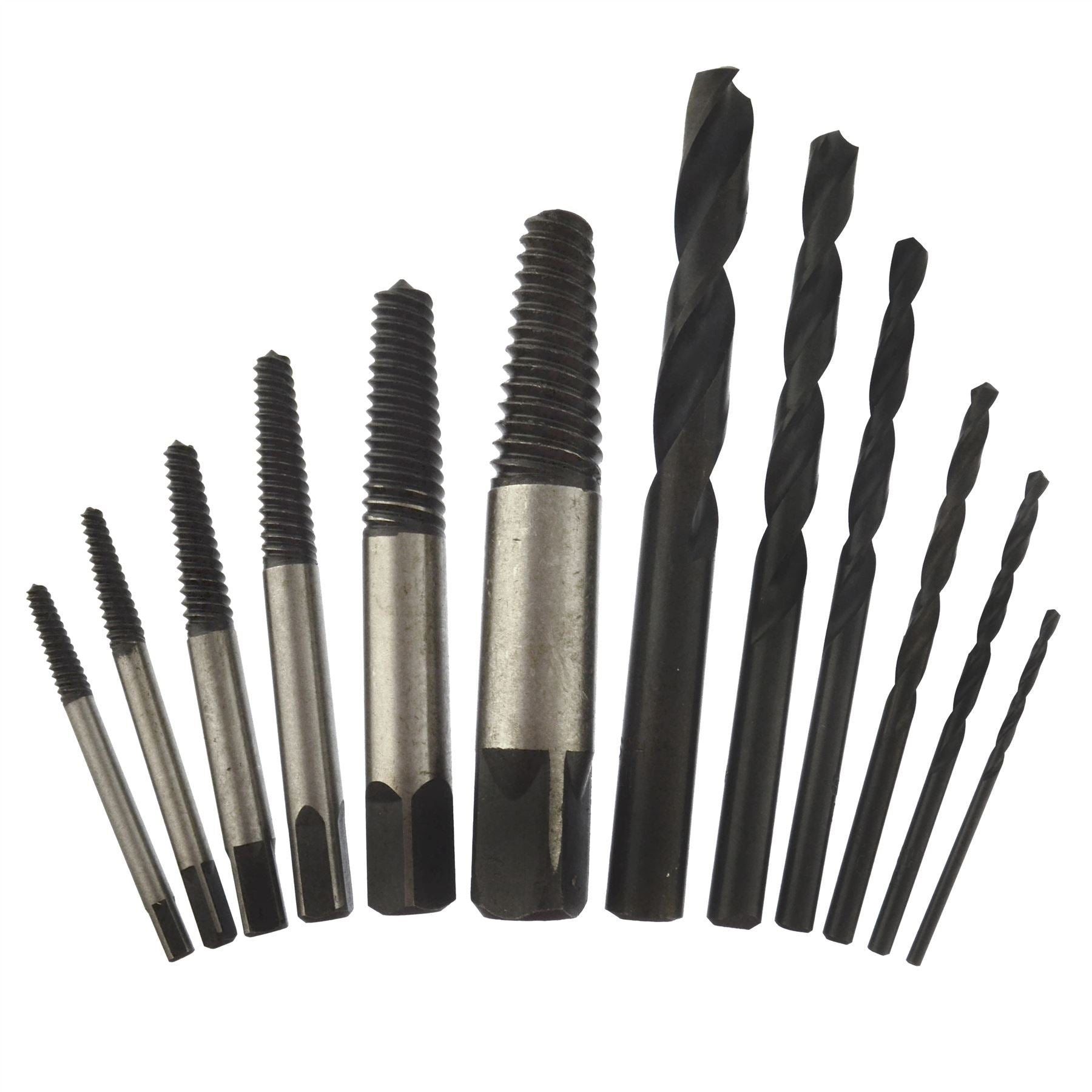 Screw Stud Extractor Remover Set Reverse Thread Easy Out 3-25mm 12pc AT192