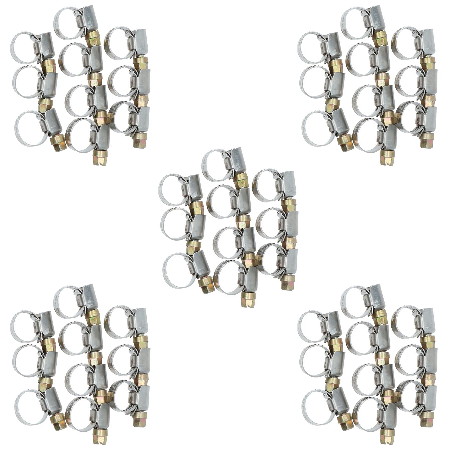 8mm – 60mm Stainless Steel Jubilee Hose Pipe Clamps Clips Air Water Fuel Gas