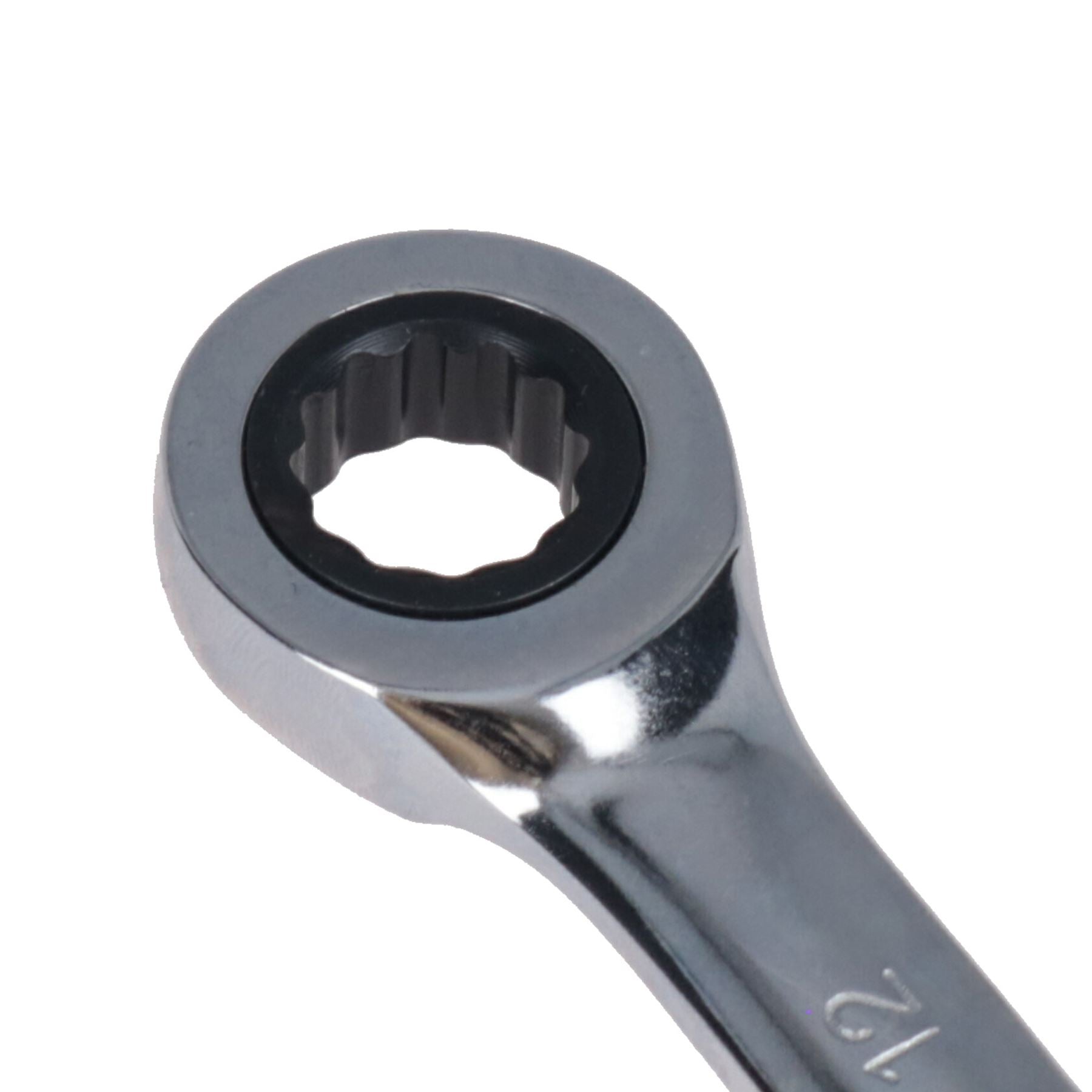 Metric MM Combination Gear Ratchet Ratcheting Spanner Wrench Bi-Hex 12 Sided