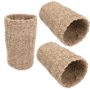 3PK Medium Small Animals Boredom Breaker Seagrass Play Tunnel 13x13x24cm