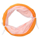 Cat Kitten Hide and Seek Collapsible Pop Up Orange Play Tunnel