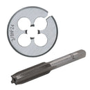 1/4" - 5/8" UNF Tap & Die Tungsten Steel Taper and 38mm Split Die