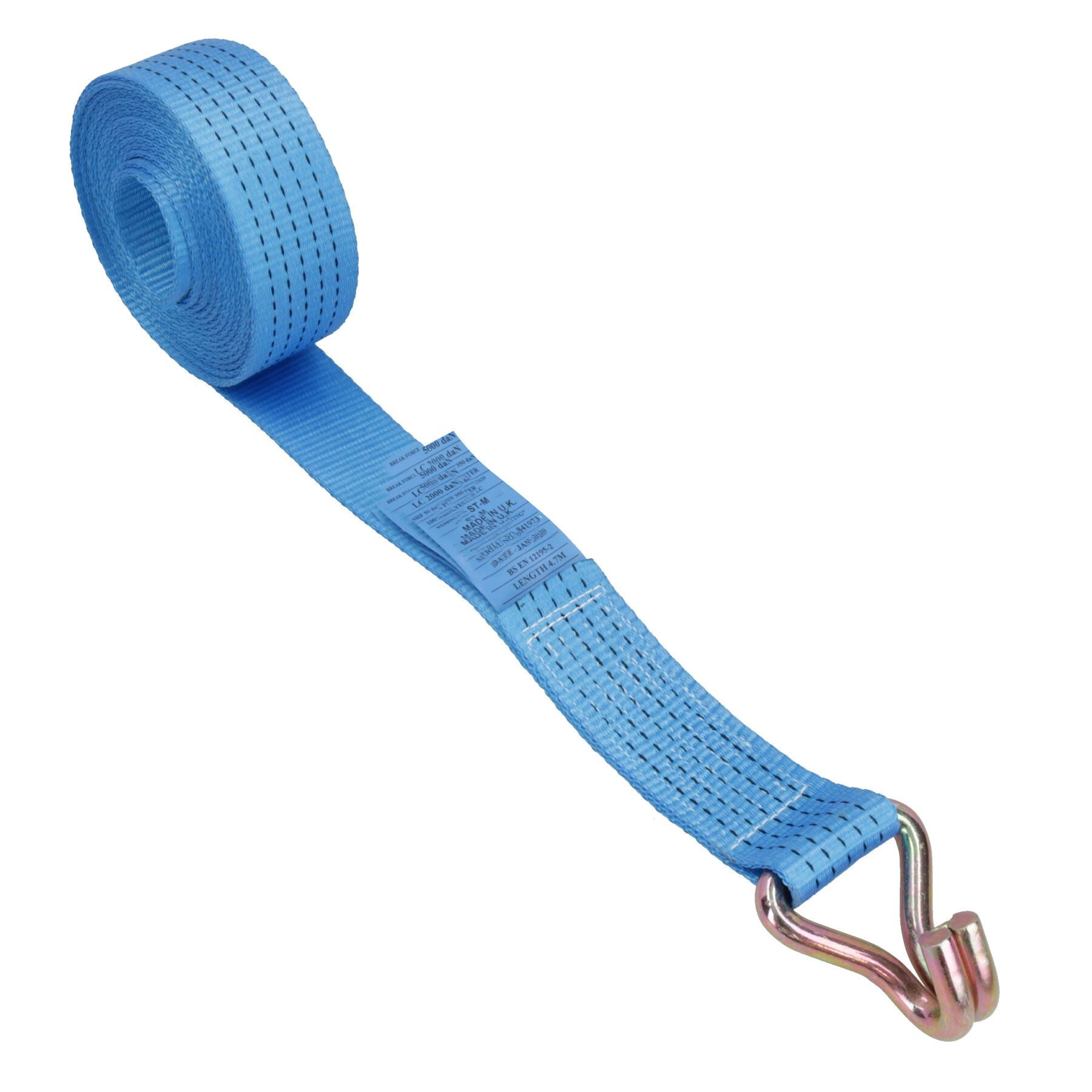 Spare Strap for Ratchet Trailer Tie Down 5m 2.5 Ton Lashing