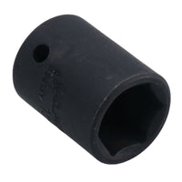 3/8in Drive Shallow Stubby Metric Impacted Impact Socket 6 Sided Single Hex