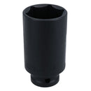 Double Deep Impact Imperial SAE Socket 1/2in Drive 6 Sided Single Hex