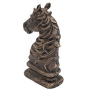 Horse Head Bust Bookends Ornament Figurine Cast Iron Book Ends Stand Holder