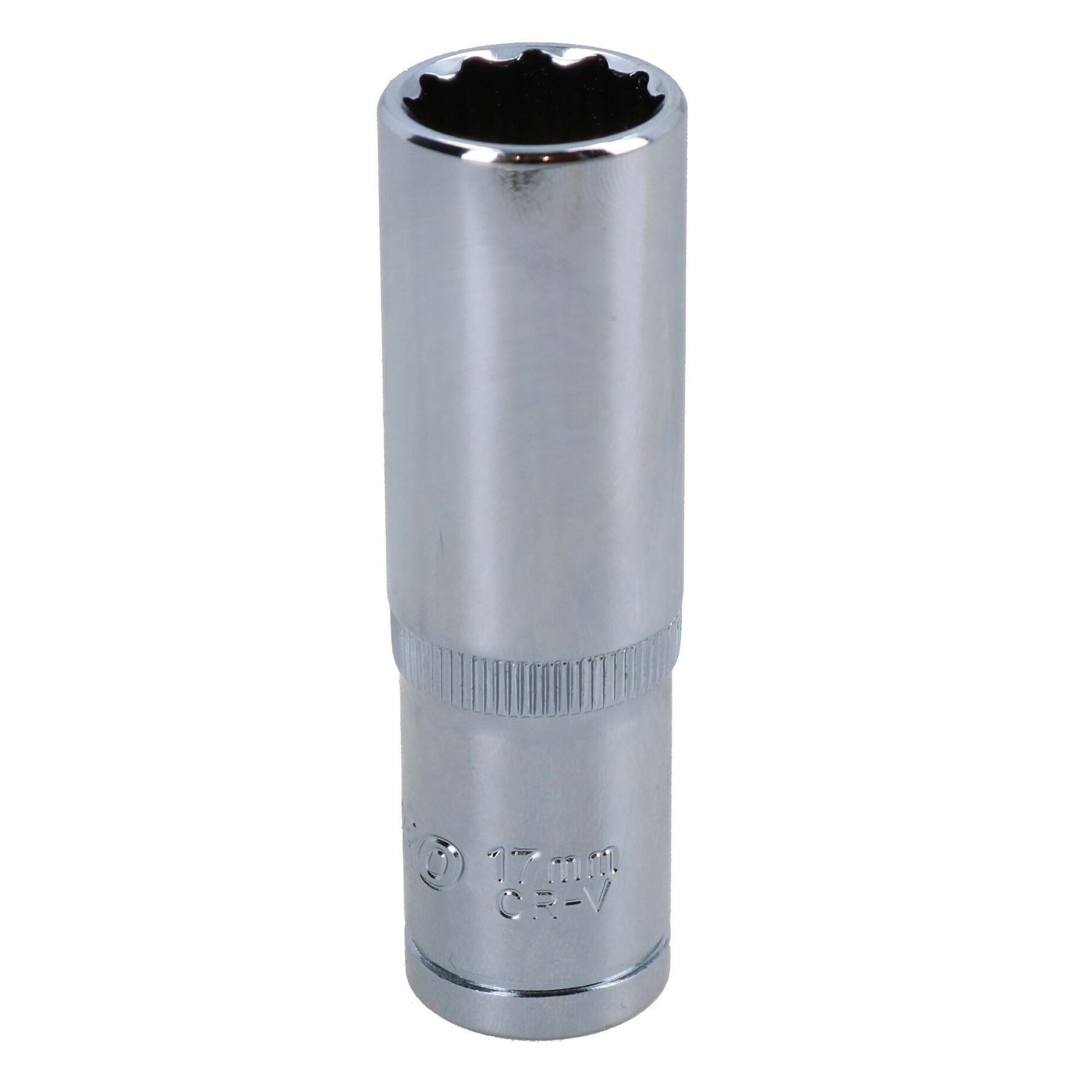 1/2in Drive Double Deep Long Reach Metric Socket 12 Point Sided Bi-hex