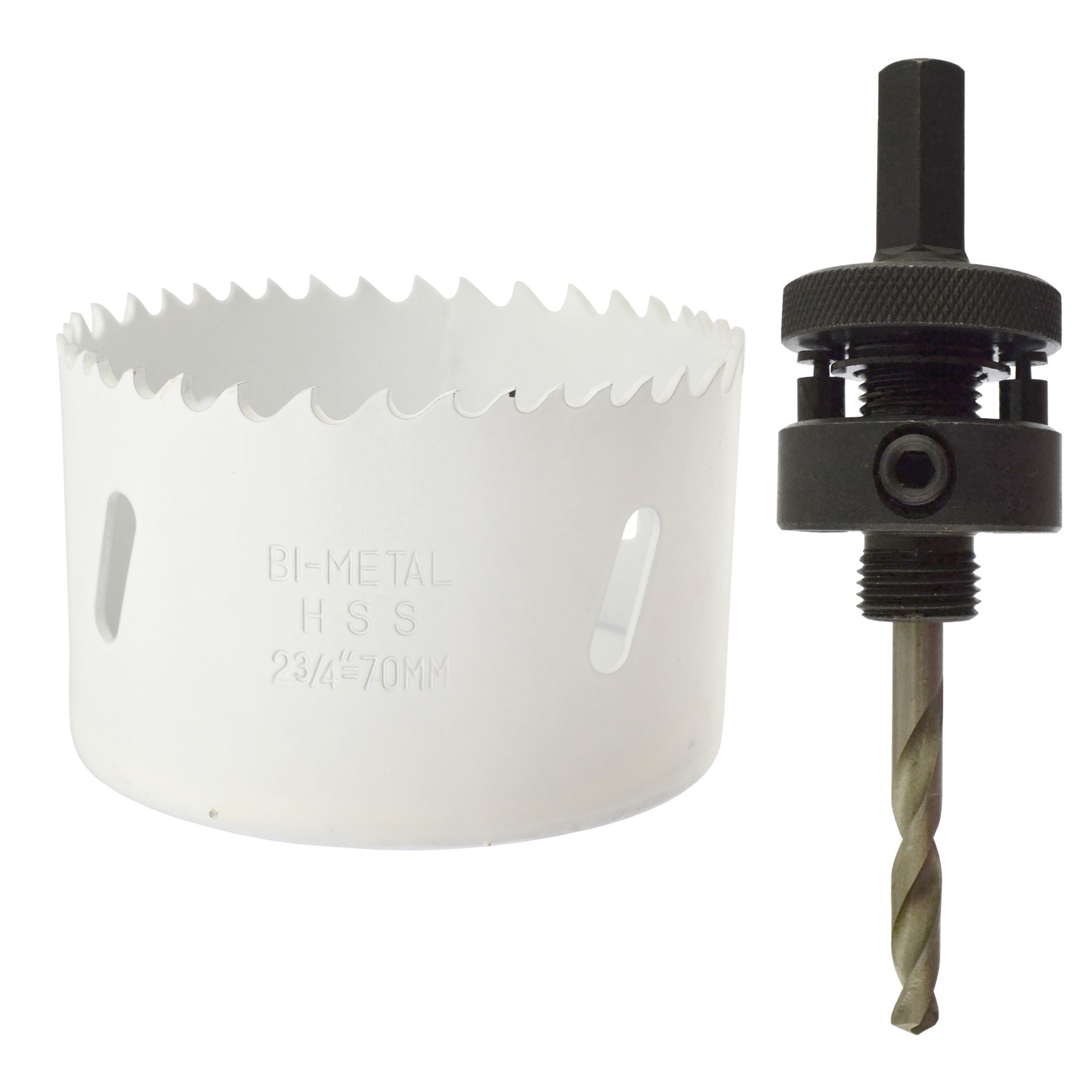 32 - 152mm Hole Saw with 1/2" Shank Chuck Cutter Bi-Metal Drill