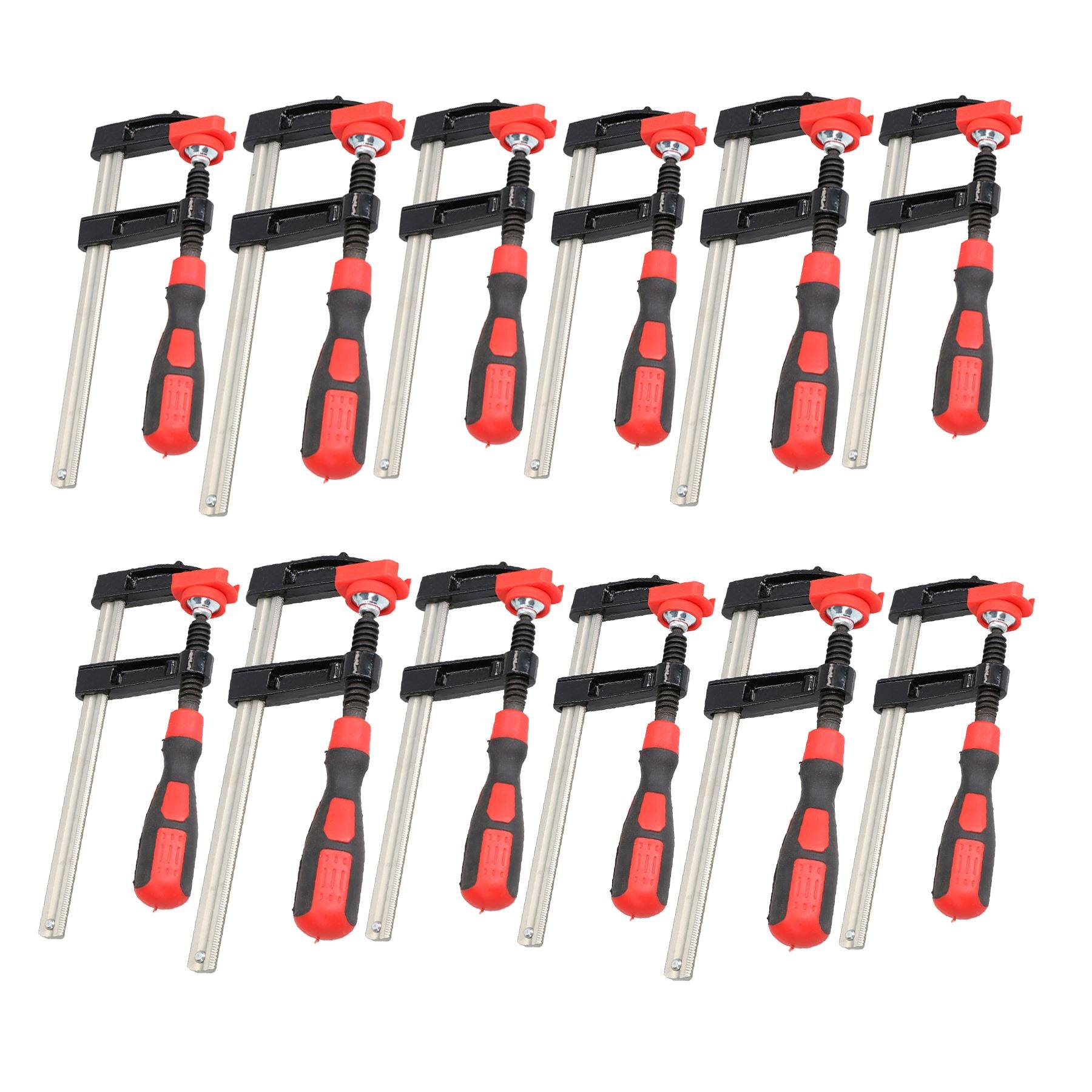 12 Pack Sliding F Clamp Clamps Bar Holder Fastener Fastening Quick Slide 3 Sizes